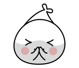 A sticker of a seal.@Summer(English) sticker #7090942