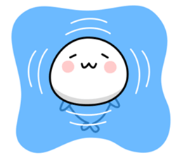 A sticker of a seal.@Summer(English) sticker #7090951