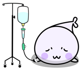 A sticker of a seal.@Summer(English) sticker #7090955