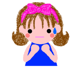 Sticker of 40 girls sticker #7091054