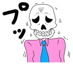 Office worker of a bone sticker #7091111