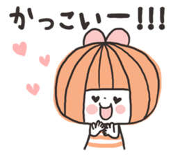 Cute girl loving idle sticker #7091720