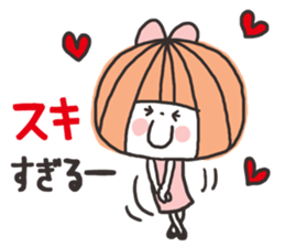 Cute girl loving idle sticker #7091722