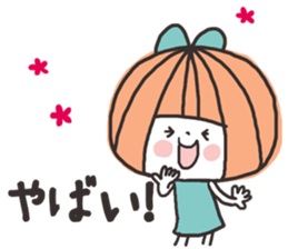 Cute girl loving idle sticker #7091724
