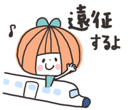 Cute girl loving idle sticker #7091733