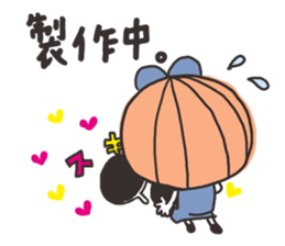 Cute girl loving idle sticker #7091738