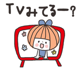 Cute girl loving idle sticker #7091744