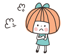 Cute girl loving idle sticker #7091749