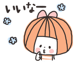 Cute girl loving idle sticker #7091756