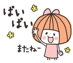 Cute girl loving idle sticker #7091757