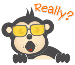 Chimp Joe sticker #7091943