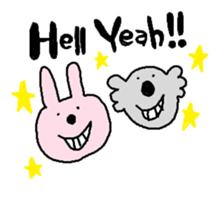 Usako with friends2 sticker #7092764