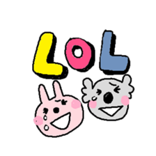 Usako with friends2 sticker #7092768