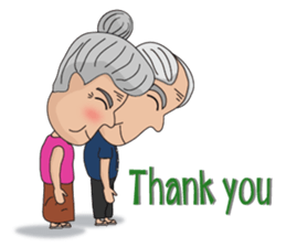 Grandma Grandpa sticker #7092890