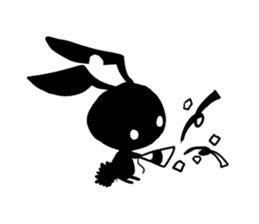 Shadow rabbit(3) sticker #7093006