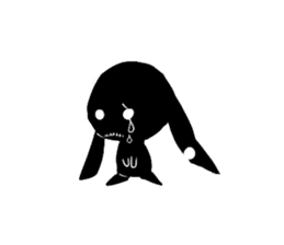Shadow rabbit(3) sticker #7093009