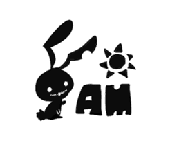 Shadow rabbit(3) sticker #7093011