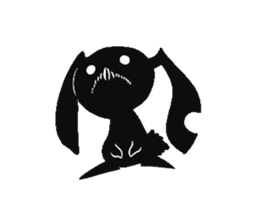 Shadow rabbit(3) sticker #7093013
