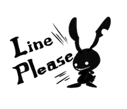 Shadow rabbit(3) sticker #7093015