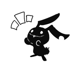 Shadow rabbit(3) sticker #7093019