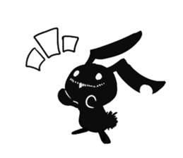 Shadow rabbit(3) sticker #7093019