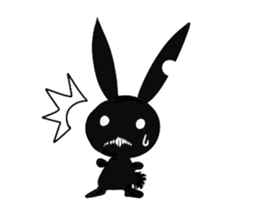 Shadow rabbit(3) sticker #7093020
