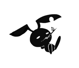 Shadow rabbit(3) sticker #7093022