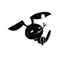 Shadow rabbit(3) sticker #7093022