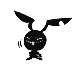 Shadow rabbit(3) sticker #7093023