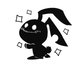 Shadow rabbit(3) sticker #7093024