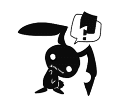 Shadow rabbit(3) sticker #7093027