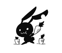 Shadow rabbit(3) sticker #7093029