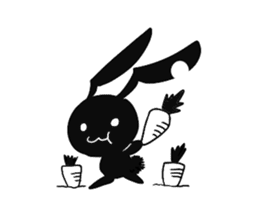 Shadow rabbit(3) sticker #7093029