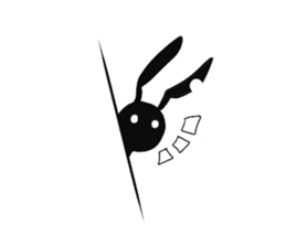 Shadow rabbit(3) sticker #7093030