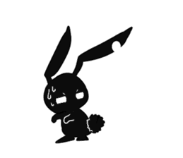 Shadow rabbit(3) sticker #7093034
