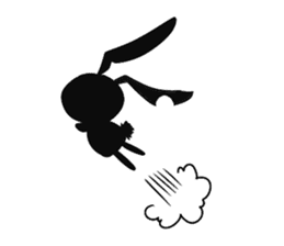 Shadow rabbit(3) sticker #7093035