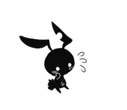 Shadow rabbit(3) sticker #7093036
