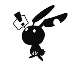 Shadow rabbit(3) sticker #7093039