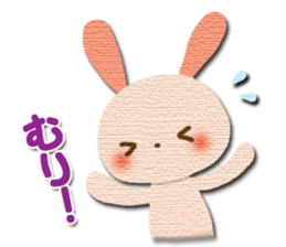 Cute Animal Sticker (Cat, Bear,Rabbit) sticker #7093046