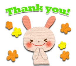 Cute Animal Sticker (Cat, Bear,Rabbit) sticker #7093048