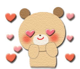 Cute Animal Sticker (Cat, Bear,Rabbit) sticker #7093050