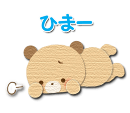 Cute Animal Sticker (Cat, Bear,Rabbit) sticker #7093051