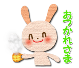 Cute Animal Sticker (Cat, Bear,Rabbit) sticker #7093052