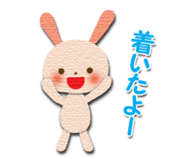 Cute Animal Sticker (Cat, Bear,Rabbit) sticker #7093054