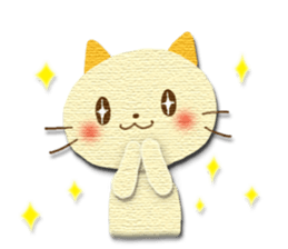 Cute Animal Sticker (Cat, Bear,Rabbit) sticker #7093060