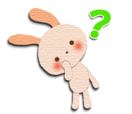 Cute Animal Sticker (Cat, Bear,Rabbit) sticker #7093065