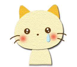 Cute Animal Sticker (Cat, Bear,Rabbit) sticker #7093068