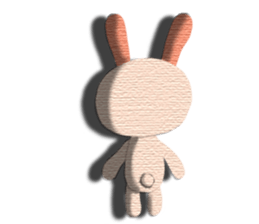 Cute Animal Sticker (Cat, Bear,Rabbit) sticker #7093070