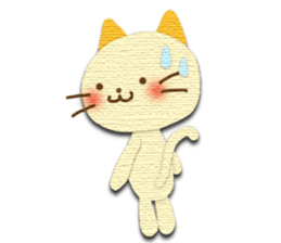 Cute Animal Sticker (Cat, Bear,Rabbit) sticker #7093075