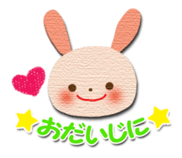 Cute Animal Sticker (Cat, Bear,Rabbit) sticker #7093077